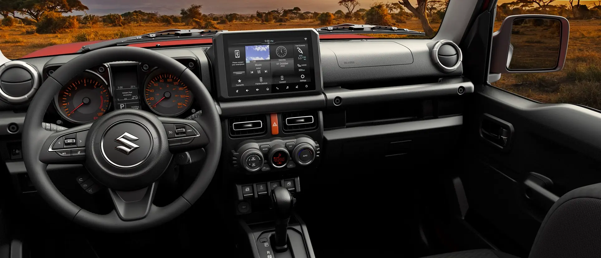 Interior sofisticado de doble tono